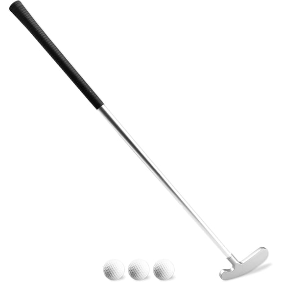 Right Handed Golf Putter, 33-Inch Lightweight Putter for Adults - Ergonomic Design for Consistent Strokes - Includes Practice Balls - Perfect for Mini Golf & Putting Green