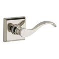 thumbnail image 1 of Right Handle Curve Single Dummy Lever with Traditional Square Rose, Polished Nickel, 1 of 1