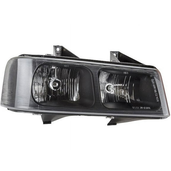 Right Headlight Assembly - Compatible with 2003 - 2020 Chevy Express 2500 2004 2005 2006 2007 2008 2009 2010 2011 2012 2013 2014 2015 2016 2017 2018 2019