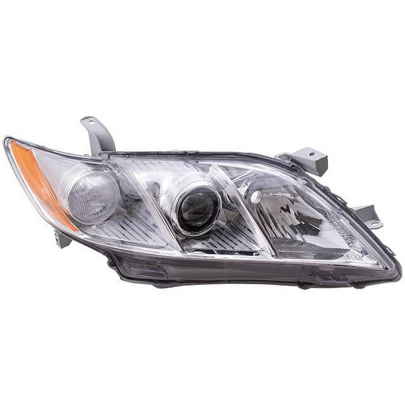 Right Headlight Assembly - Compatible with 2007 - 2009 Toyota Camry Hybrid FWD Sedan 4-Door 2.4L 4-Cylinder Naturally Aspirated DOHC ELECTRIC/GAS 2008