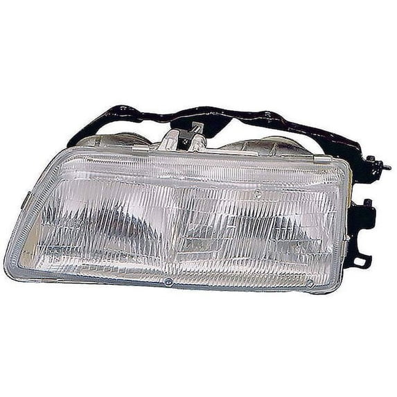 Right Headlight Assembly - Compatible with 1990 - 1991 Honda Civic