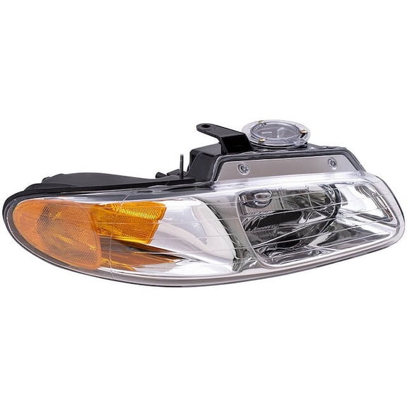 Right Headlight Assembly - Compatible with 1996 - 1999 Dodge Caravan Mini Passenger Van 4-Door 1997 1998