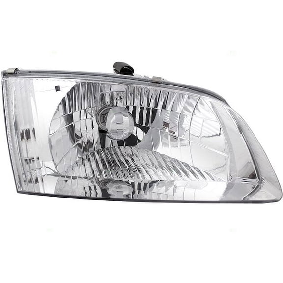 Right Headlight Assembly - Compatible with 2000 - 2002 Mazda 626 ES FWD Sedan 4-Door 2001