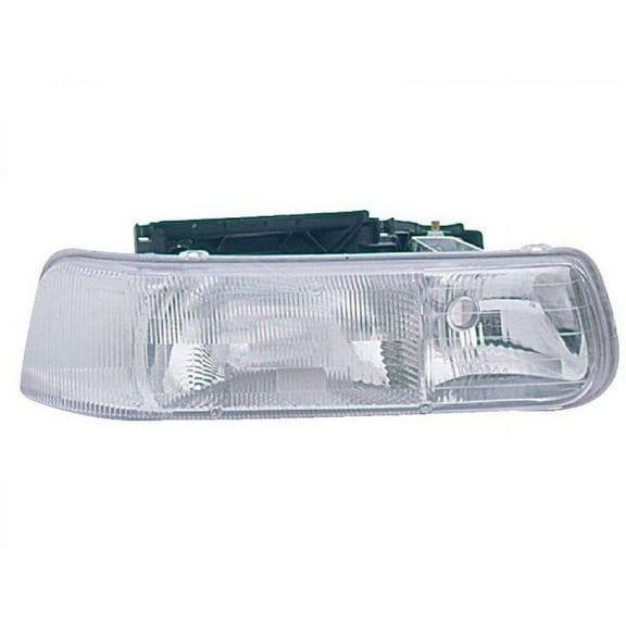 Right Headlight Assembly - Compatible with 2001 - 2002 Chevy Silverado 2500 HD