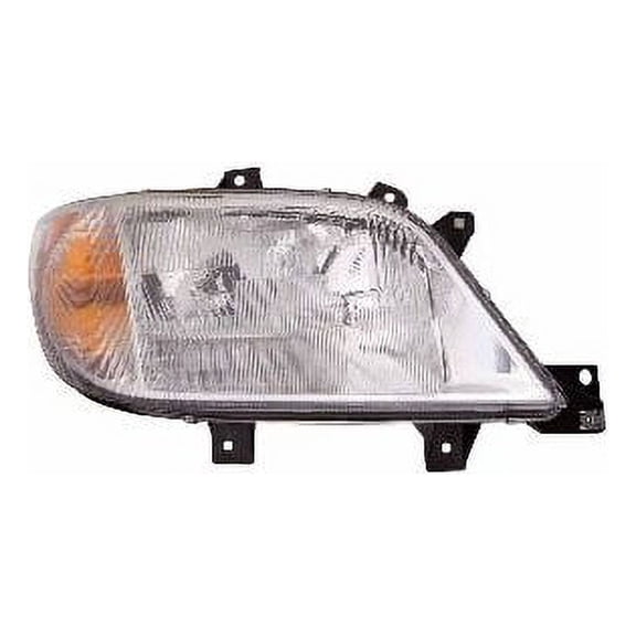 Right Headlight Assembly - Compatible with 2003 - 2006 Dodge Sprinter 2500 2004 2005