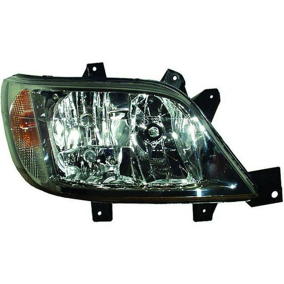Right Headlight Assembly - Compatible with 2003 - 2006 Dodge Sprinter 3500 2004 2005