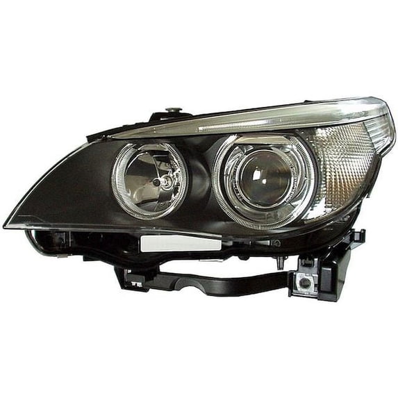 Right Headlight Assembly - Compatible with 2004 - 2005 BMW 530i