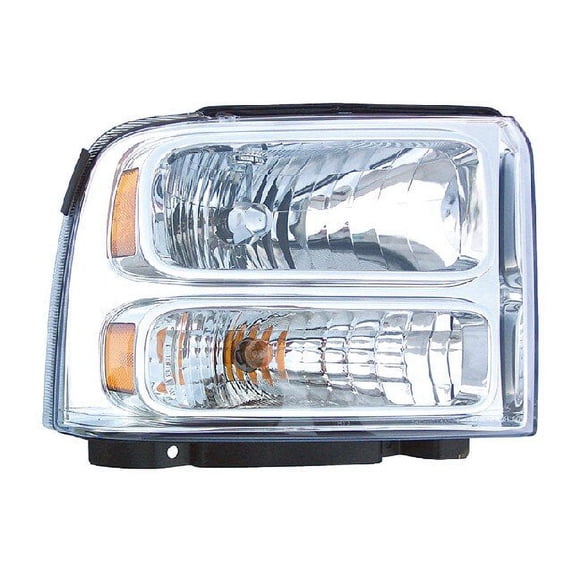 Right Headlight Assembly - Compatible with 2004 - 2007 Ford F-350 Super Duty 2005 2006