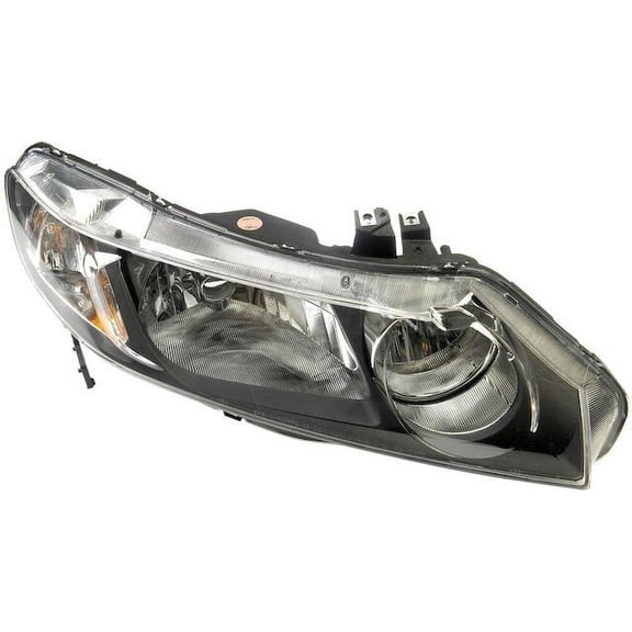 Right Headlight Assembly - Compatible with 2006 - 2011 Honda Civic Sedan 2007 2008 2009 2010