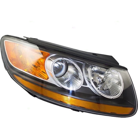 Right Headlight Assembly - Compatible with 2007 - 2009 Hyundai Santa Fe Sport Utility 4-Door 2008
