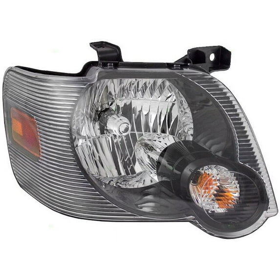 Right Headlight Assembly - Compatible with 2007 - 2010 Ford Explorer Sport Trac Crew Cab Pickup 4-Door 4.6L V8 Naturally Aspirated SOHC GAS 2008 2009