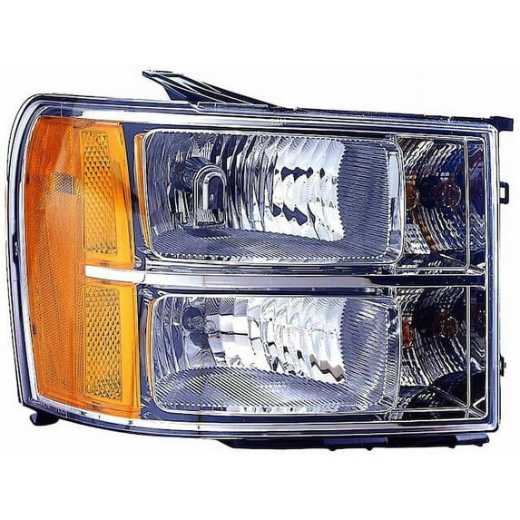 Right Headlight Assembly - Compatible with 2007 - 2014 GMC Sierra 2500 HD 2008 2009 2010 2011 2012 2013