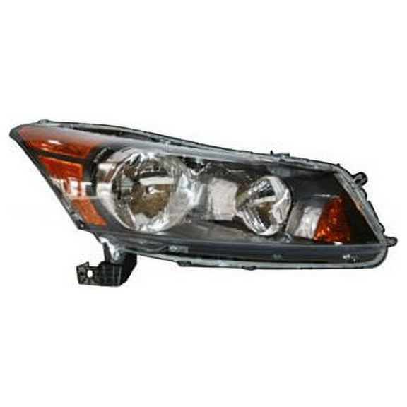 Right Headlight Assembly - Compatible with 2008 - 2012 Honda Accord Sedan 2009 2010 2011