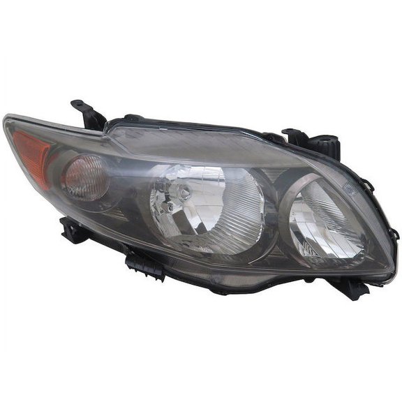 Right Headlight Assembly - Compatible with 2009 - 2010 Toyota Corolla Sedan