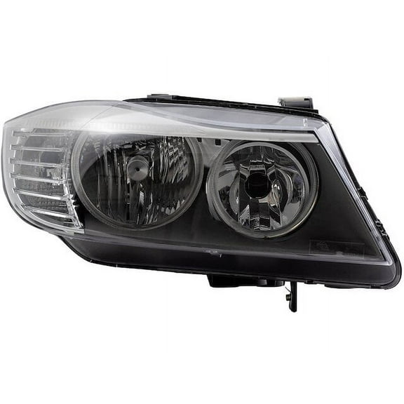 Right Headlight Assembly - Compatible with 2009 - 2011 BMW 335i xDrive Base AWD Sedan 4-Door 3.0L 6-Cylinder Turbocharged DOHC GAS 2010