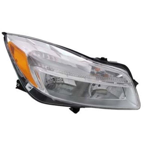 Right Headlight Assembly - Compatible with 2011 - 2013 Buick Regal Sedan 2012