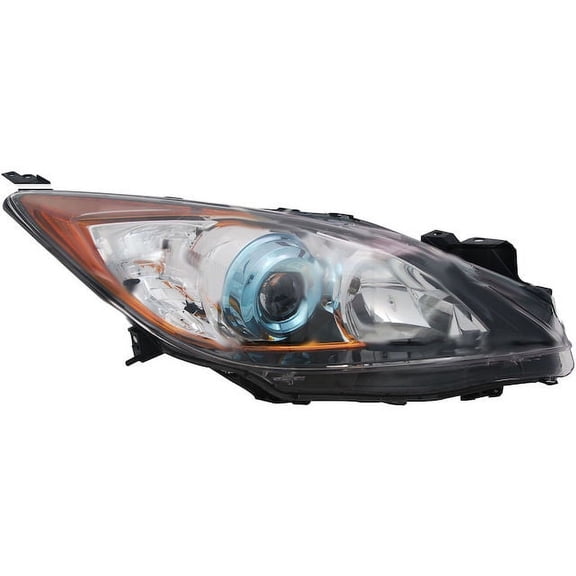 Right Headlight Assembly - Compatible with 2012 - 2013 Mazda 3
