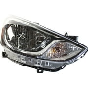 Right Headlight Assembly - Compatible with 2012 - 2014 Hyundai Accent 2013