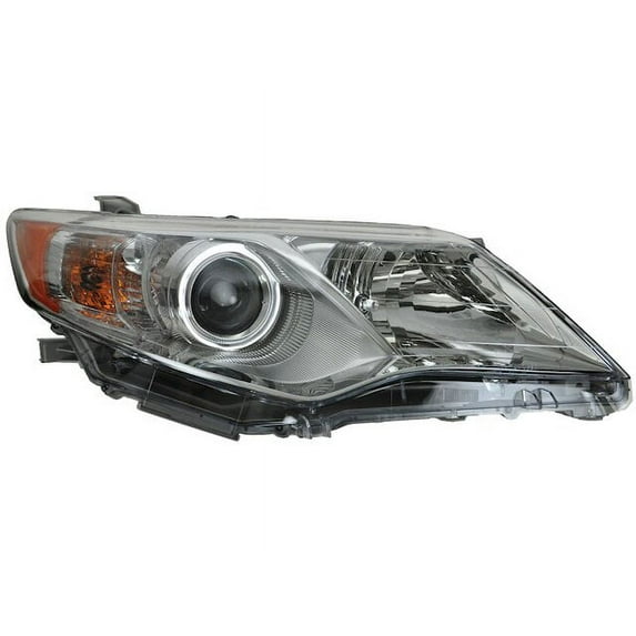 Right Headlight Assembly - Compatible with 2012 - 2014 Toyota Camry 2013