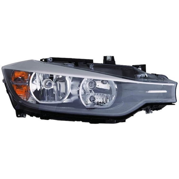 Right Headlight Assembly - Compatible with 2012 - 2015 BMW 328i Sedan 2013 2014