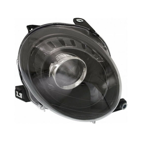 Right Headlight Assembly - Compatible with 2012 - 2018 Fiat 500 2013 2014 2015 2016 2017