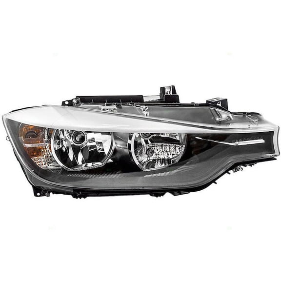 Right Headlight Assembly - Compatible with 2013 - 2015 BMW 335i xDrive Base AWD Sedan 4-Door 3.0L 6-Cylinder Turbocharged DOHC GAS 2014