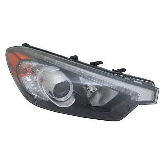 Right Headlight Assembly - Compatible with 2014 - 2015 Kia Forte Sedan