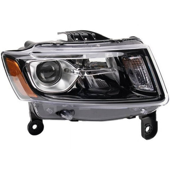 Right Headlight Assembly - Compatible with 2014 - 2016 Jeep Grand Cherokee 2015