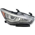 thumbnail image 1 of Right Headlight Assembly - Compatible with 2014 - 2017 INFINITI Q50 Sedan 2015 2016, 1 of 2