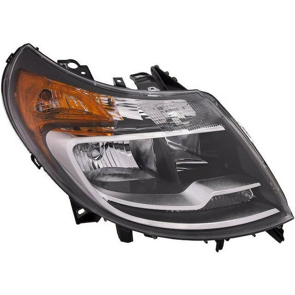 Right Headlight Assembly - Compatible with 2014 - 2020 Ram ProMaster 1500 2015 2016 2017 2018 2019