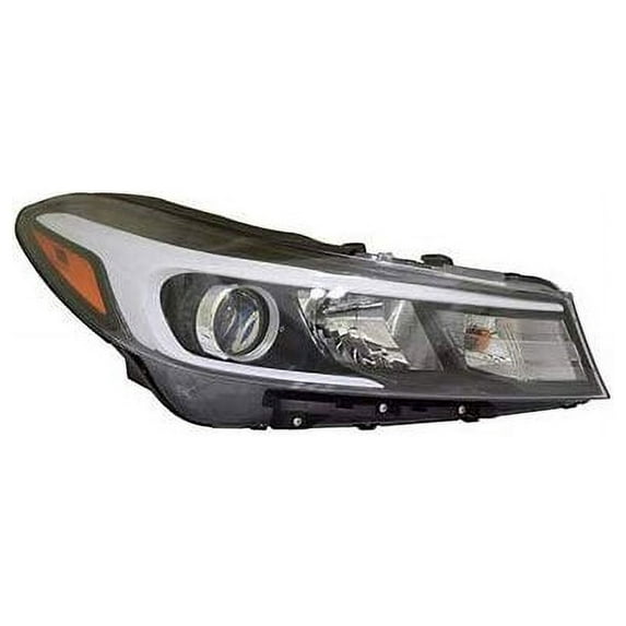 Right Headlight Assembly - Compatible with 2017 - 2018 Kia Forte Sedan