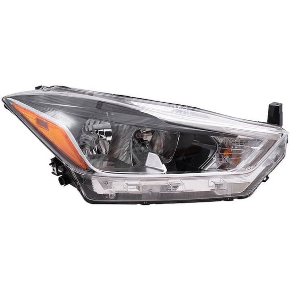 Right Headlight Assembly - Compatible with 2018 - 2019 Nissan Kicks Sport Utility 4-Door 1.6L 4-Cylinder Naturally Aspirated DOHC GAS