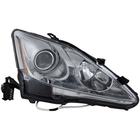 Right Headlight - Compatible with 2006 - 2008 Lexus IS250 - Replacement AP