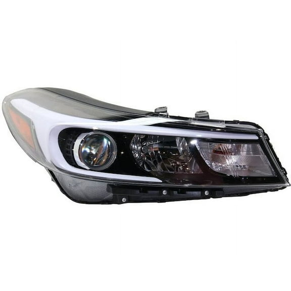 Right Headlight - Compatible with 2017 - 2018 Kia Forte