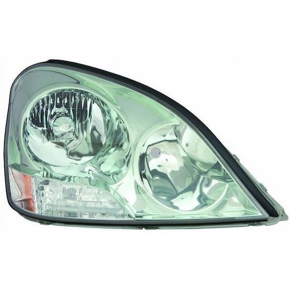 Right Headlight Lens Housing - Compatible with 2001 - 2003 LS430 2002