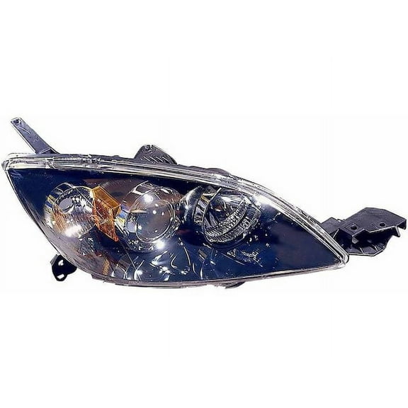 Right Headlight Lens Housing - Compatible with 2004 - 2009 Mazda 3 Hatchback 2005 2006 2007 2008