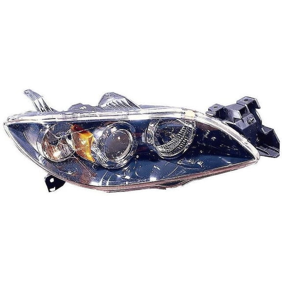 Right Headlight Lens Housing - Compatible with 2004 - 2009 Mazda 3 Sedan 2005 2006 2007 2008