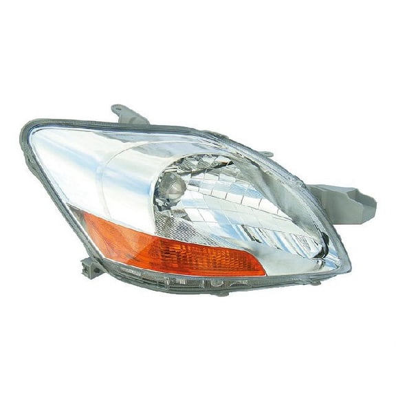 Right Headlight Lens Housing - Compatible with 2007 - 2011 Toyota Yaris Sedan 2008 2009 2010