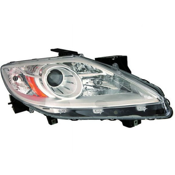 Right Headlight Lens Housing - Compatible with 2010 - 2012 Mazda CX-9 2011