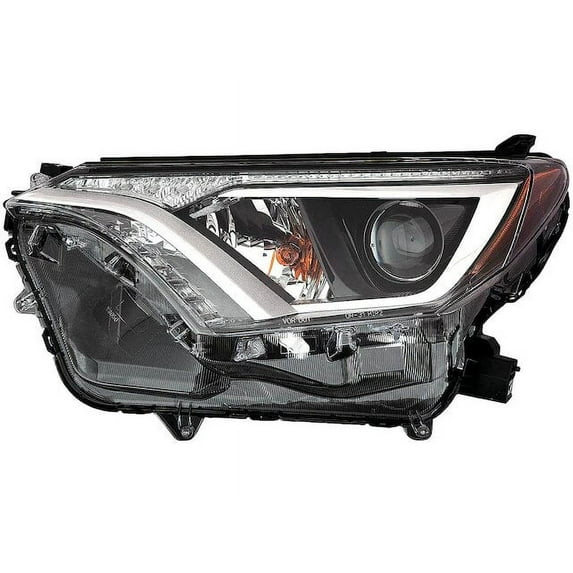 Right Headlight Lens Housing - Compatible with 2016 - 2018 Toyota RAV4 2017