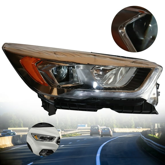 For 2017 2018 2019 Ford Escape Headlight Headlamp Right Passenger Side Direct Replacement Trouble-free Installation