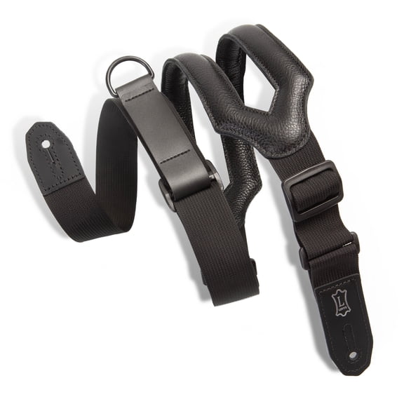Right Height(TM) Ergonomic Guitar Strap - Black