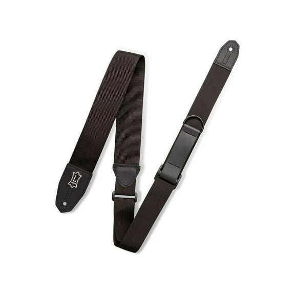 Right Height(TM) Polyester Guitar Strap - Black