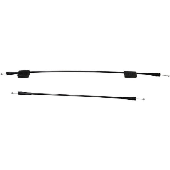 Right Inner Door Latch Cable 2 Piece Set - Compatible with 1992 - 2002 Ford E-350 Econoline Club Wagon 1993 1994 1995 1996 1997 1998 1999 2000 2001