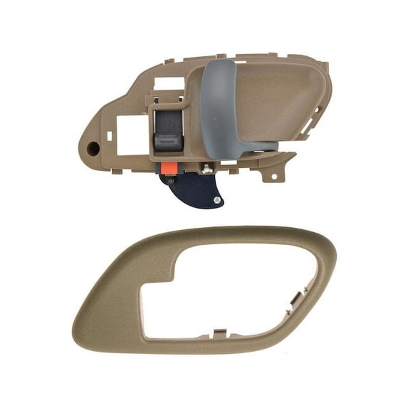 Right Interior Door Handle with Bezel - Compatible with 1995 - 1999 Chevy C1500 1996 1997 1998