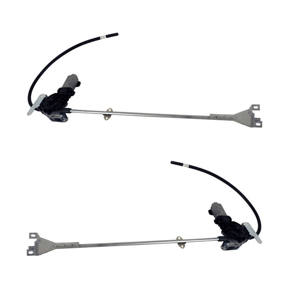 Right Left Pair Electric Window Regulator Compatible With Freightner Century Class (2003-2010) Replaces OEM HLK2293, A1835046000, 740381