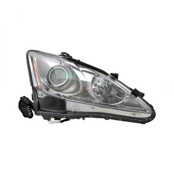 Right Lens & Housing Headlamp for 2009-2010 Halogen Lexus is 350