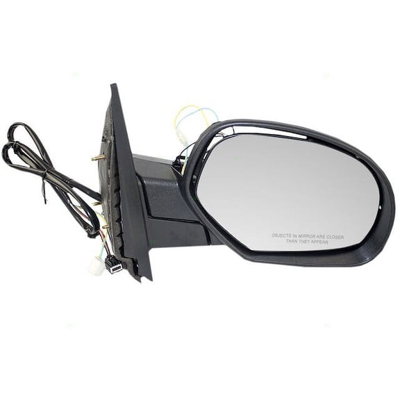 Right Mirror - Compatible with 2007 - 2013 Chevy Avalanche Crew Cab Pickup 4-Door 2008 2009 2010 2011 2012