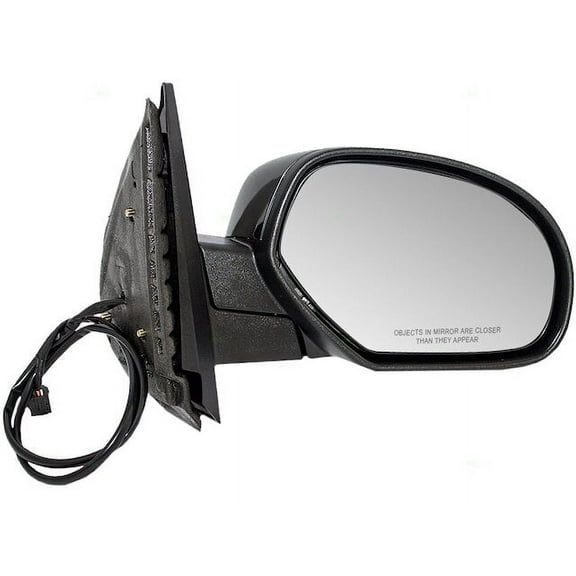Right Mirror - Compatible with 2007 - 2013 Chevy Avalanche Crew Cab Pickup 4-Door 5.3L V8 Naturally Aspirated OHV FLEX 2008 2009 2010 2011 2012