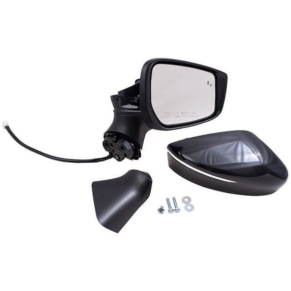 Right Mirror - Compatible with 2020 Nissan Versa SV FWD Sedan 4-Door 1.6L 4-Cylinder Naturally Aspirated DOHC GAS